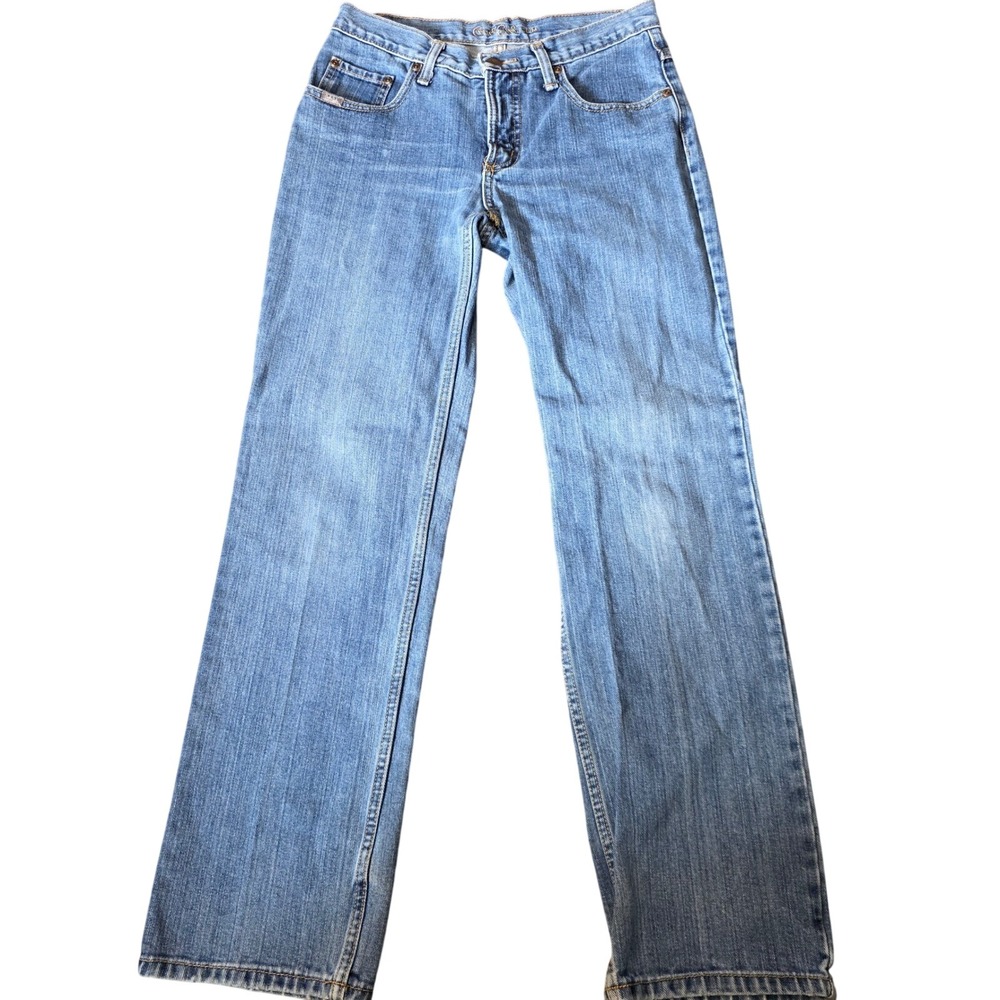 Cruel Girl Slim Jeans Womens 5 Short‎ Medium Wash Straight Leg Cotton CB51053003